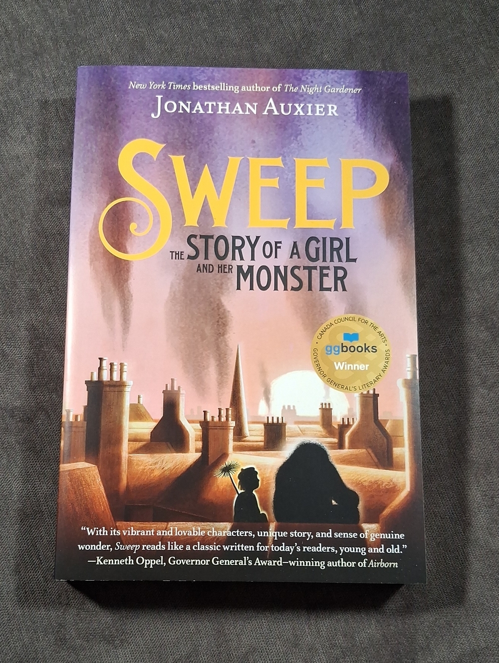 2/$5 Sweep The Story of a Girl And Her Monster by Jonathan Auxier NEW Soft Cover